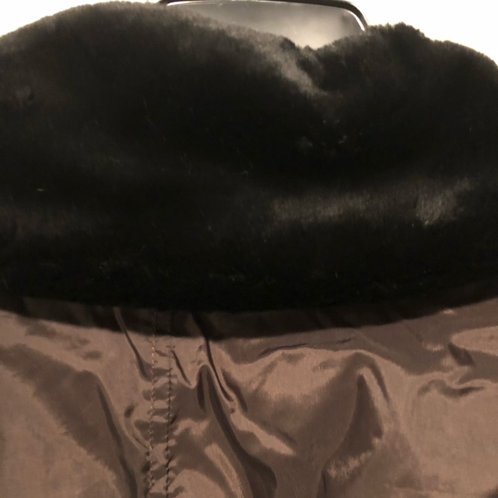 ❌NWOT Susie Tompkins Fur Collar Jacket, size L - Picture 6 of 11